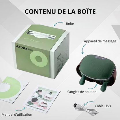 Masseur Portable Nuque & Dos Premium Red Light – AxoraShop™